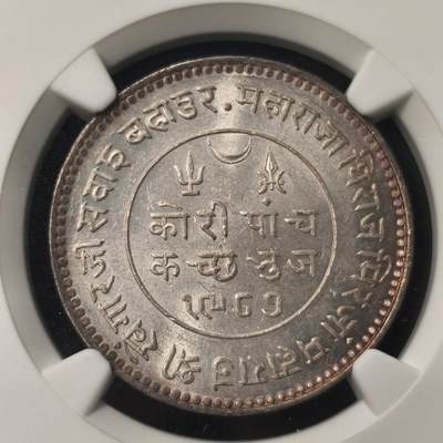 Krab外币市集Vol.28 - NGC MS62 英属英属乔治五世5K银币