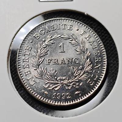 KK钱币收藏小铺  第409期 2月预留时间 周末发货 -  法国1法郎