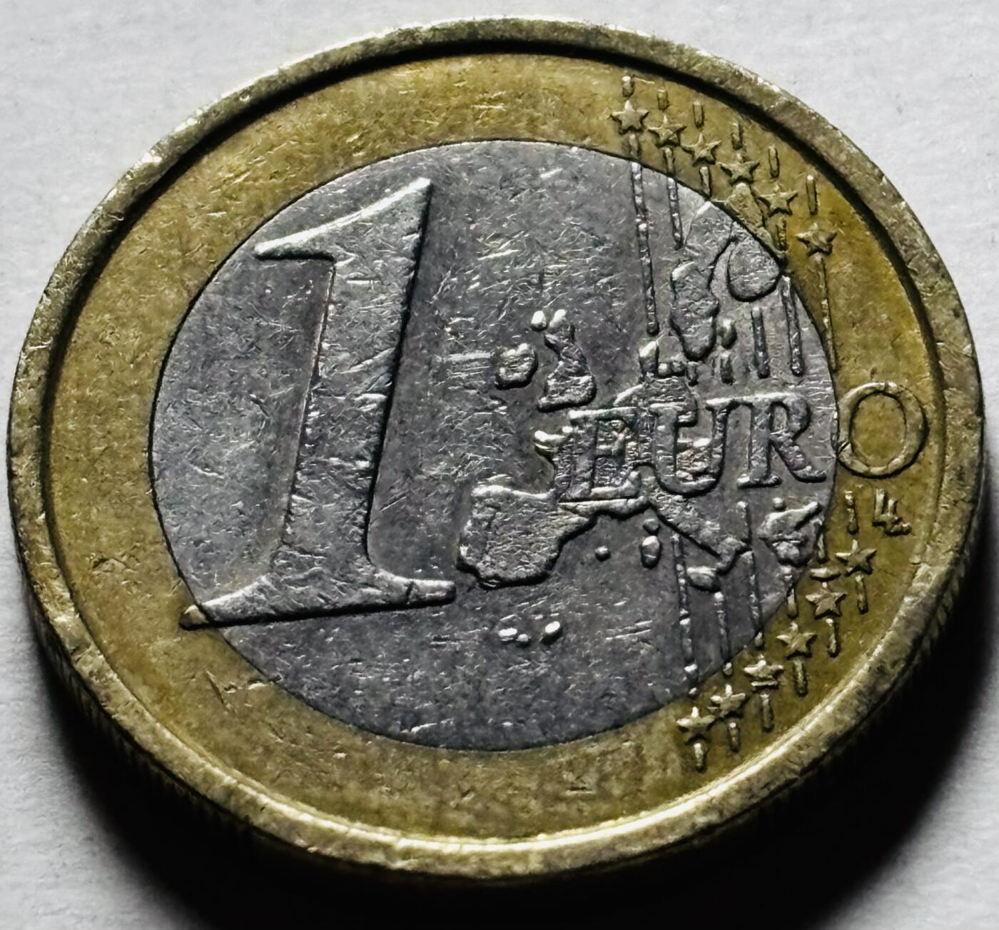 文馨钱币收藏第 298 场，长期接代拍业务 2002 年意大利 1 欧元 第一版首发