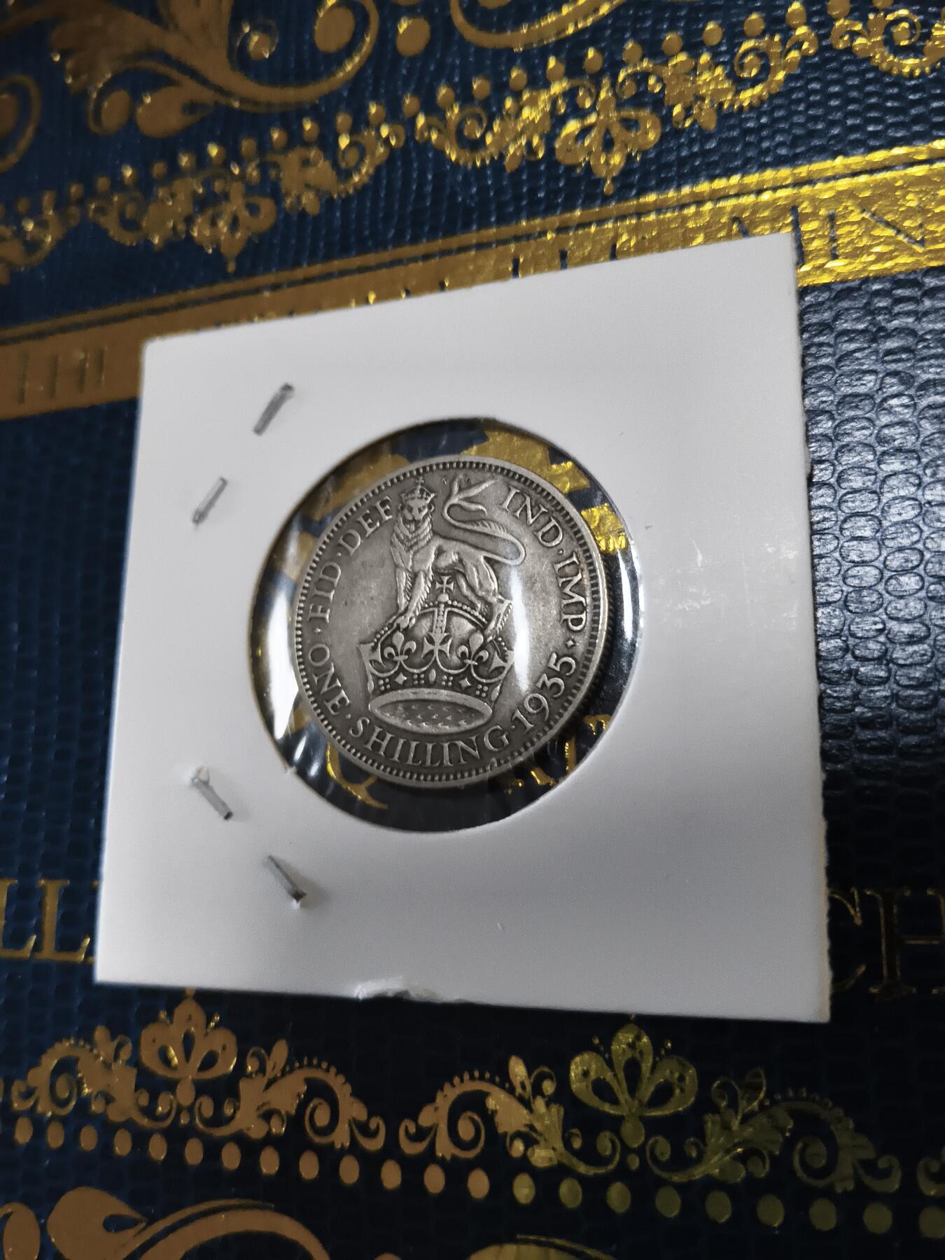 长老汇马年精选第十三场拍卖 1935英国乔治五世1先令银币，5.66克500银