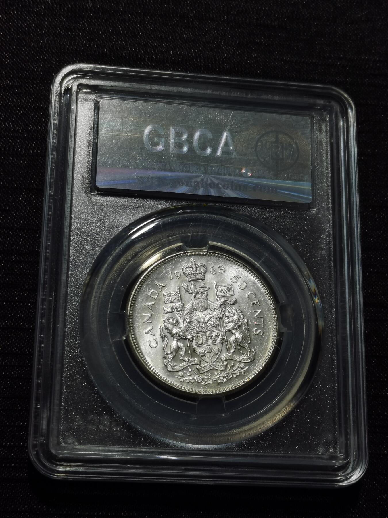 天下钱庄专场欢迎参拍 加拿大伊丽莎白半圆银币