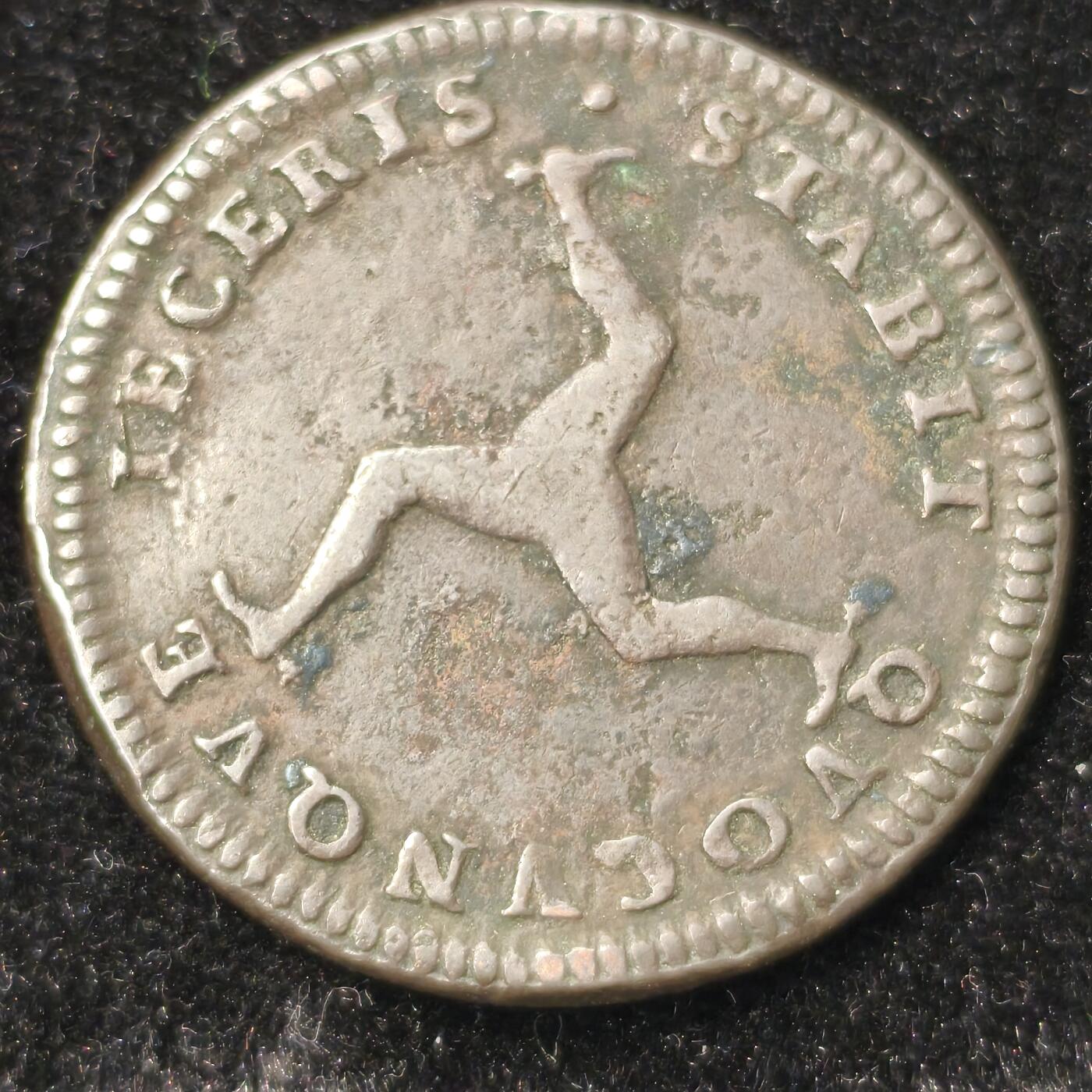 Krab外币市集Vol.28 ND 英国乔治三世马恩岛1便士