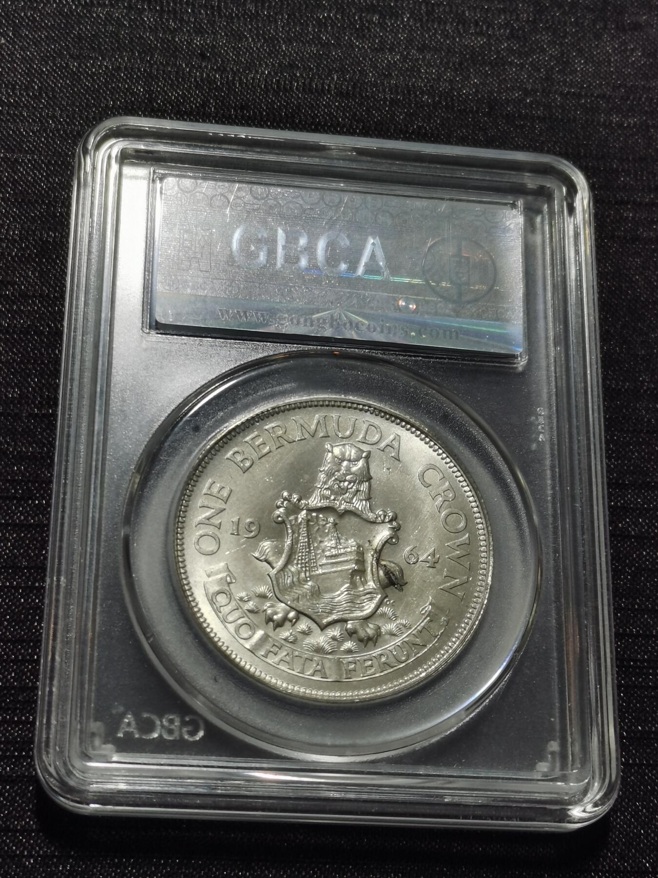 天下钱庄专场欢迎参拍 英属百慕大群岛女王银币