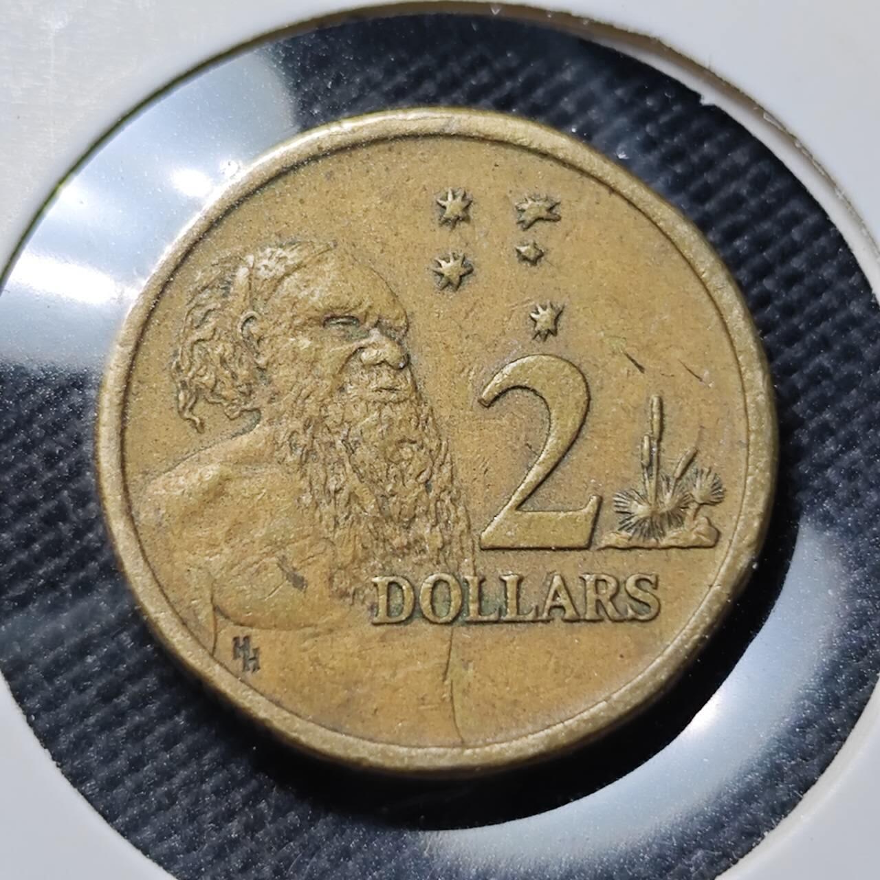 KK钱币收藏小铺  第409期 2月预留时间 周末发货  澳大利亚2元