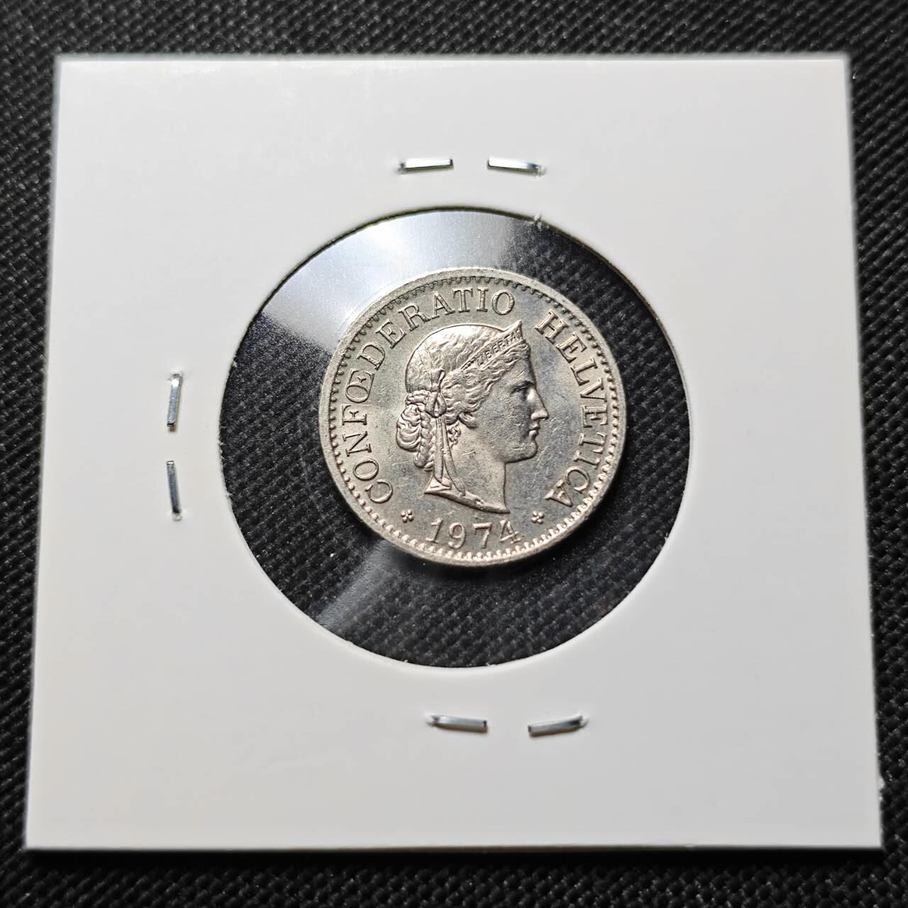 KK钱币收藏小铺  第409期 2月预留时间 周末发货  瑞士10分