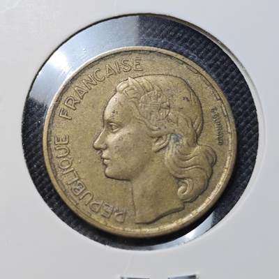 KK钱币收藏小铺  第409期 2月预留时间 周末发货 -  法国20法郎铜币