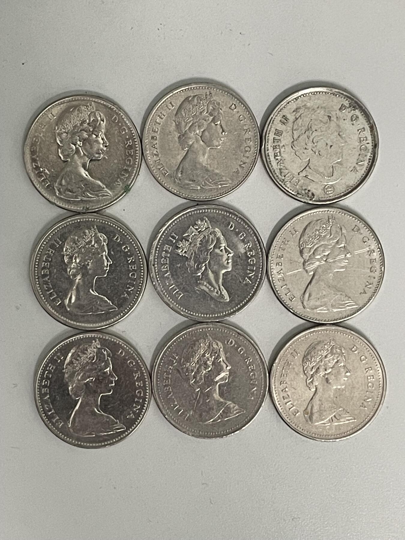 2026年第39场各国散币拍卖（总第189场） 加拿大5分9枚