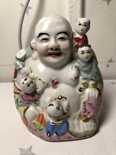 杂项钱币 - 五子登科弥勒佛摆件