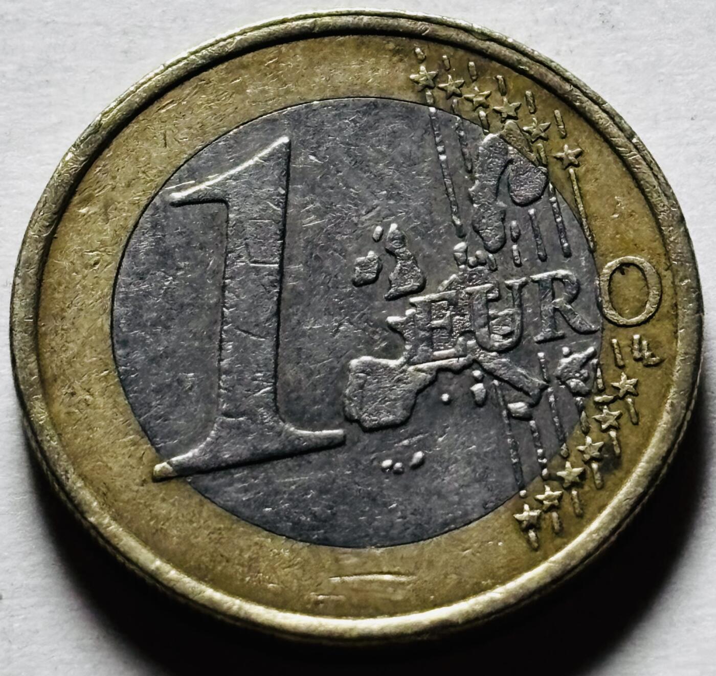 文馨钱币收藏第 298 场，长期接代拍业务 1999 年法国 1 欧元 第一版首发