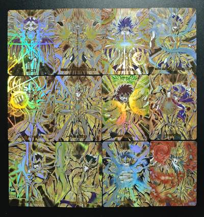 天玑星卡拍第182期《3.30周一截拍》持续收拍收评中 满赠卡需备注 - 骁骑营卡牌 圣斗士星矢:黄金魂 十二星座 彩闪 十二张