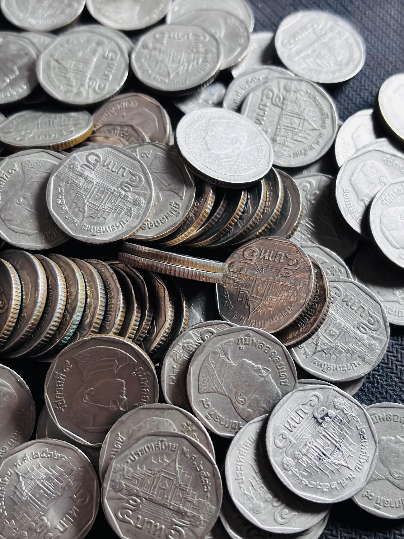 文馨钱币收藏第 298 场，长期接代拍业务 泰国 5 株 100 枚