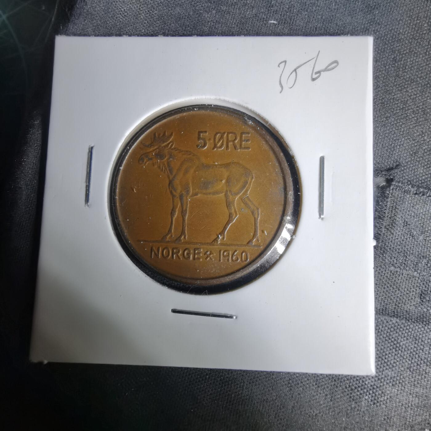 沼泽如烟--第1035场 挪威1960年5欧尔