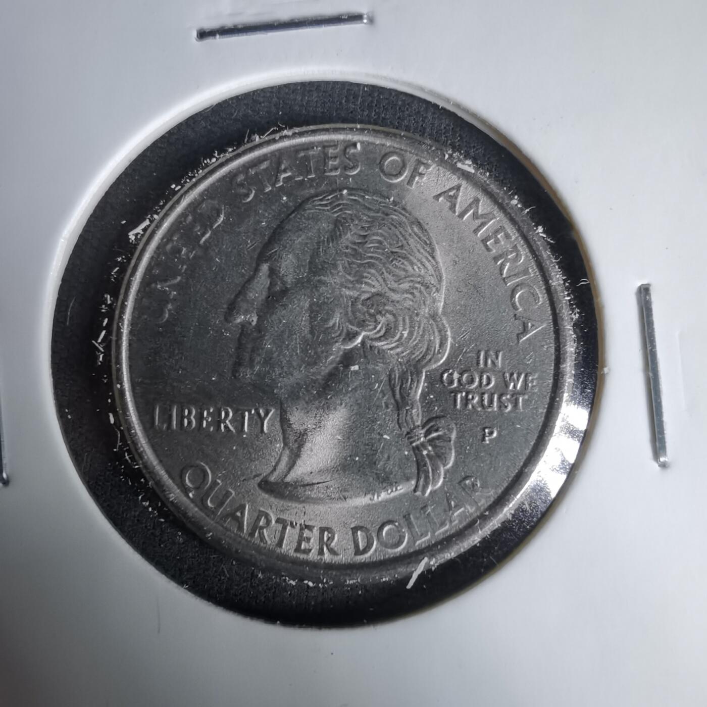 沼泽如烟--第1035场 美国2001年25分纪念币