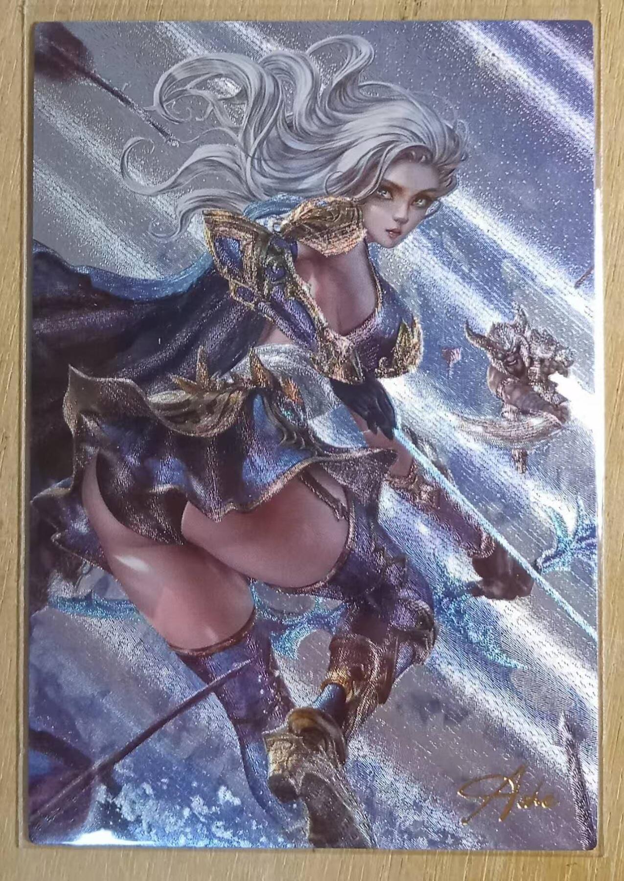 龙虎卡牌-八零场，奇点炸场！！（满200元包邮，无佣金，每周六结拍，欢迎送拍） 粗闪 藏无缺卡牌 艾希