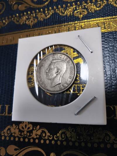 长老汇马年精选第十三场拍卖 - 1939英国乔治六世1先令银币，5.66克500银