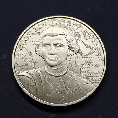 【全场包邮】纯粹捡漏拍517场 - 【少见】匈牙利2021年2000福林探险家莫里斯·贝尼奥夫斯基诞辰235周年纪念币-量10000