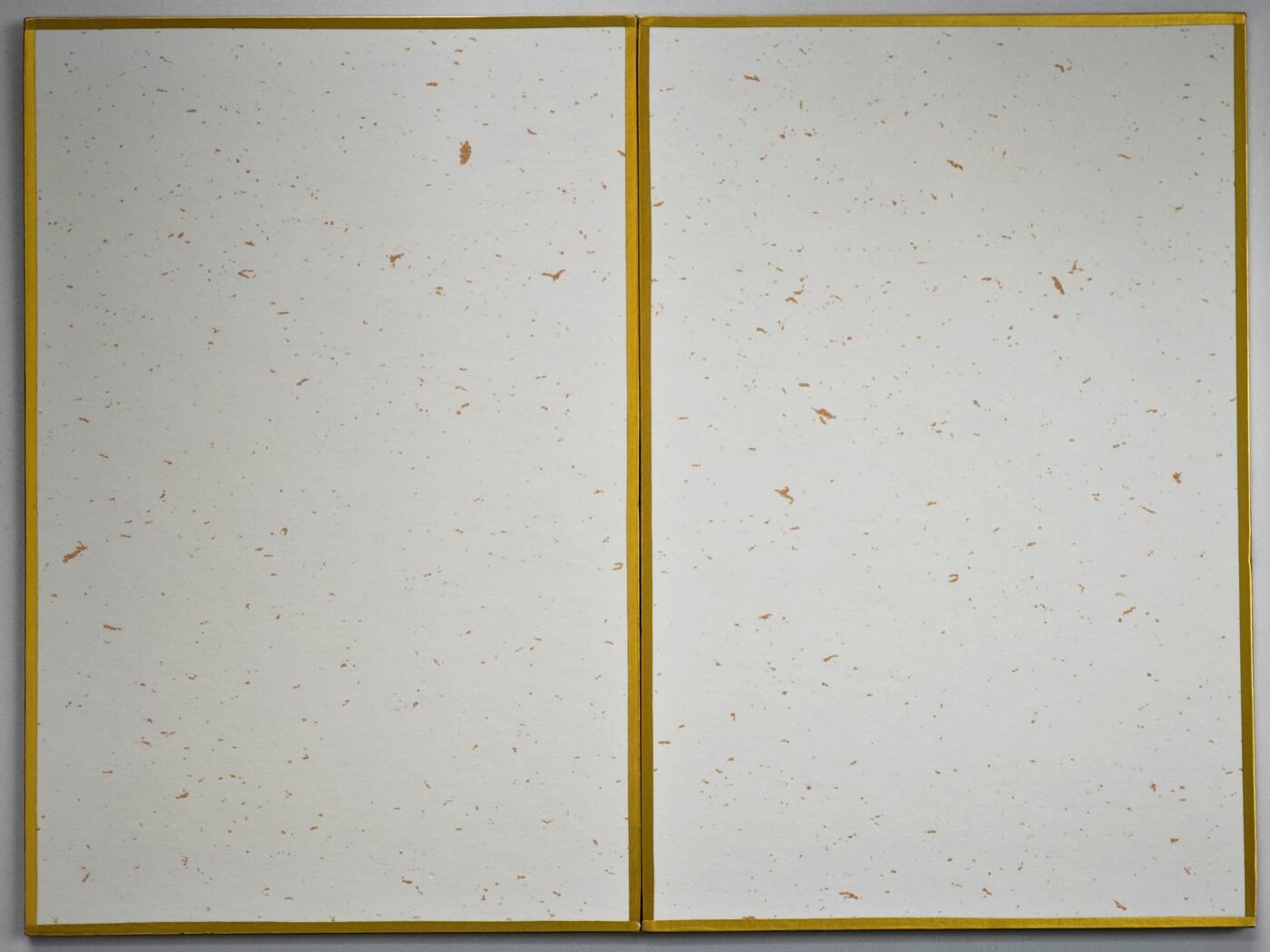 白泽拍卖卡牌手绘专场第34期（花朝去了又春分 草如茵 柳烟新） 2025 小花瓣艺术文创 工艺色纸 2张（1张亲签）思考与真实-美好生活&鲁班  老肥阳&小安双签美好生活