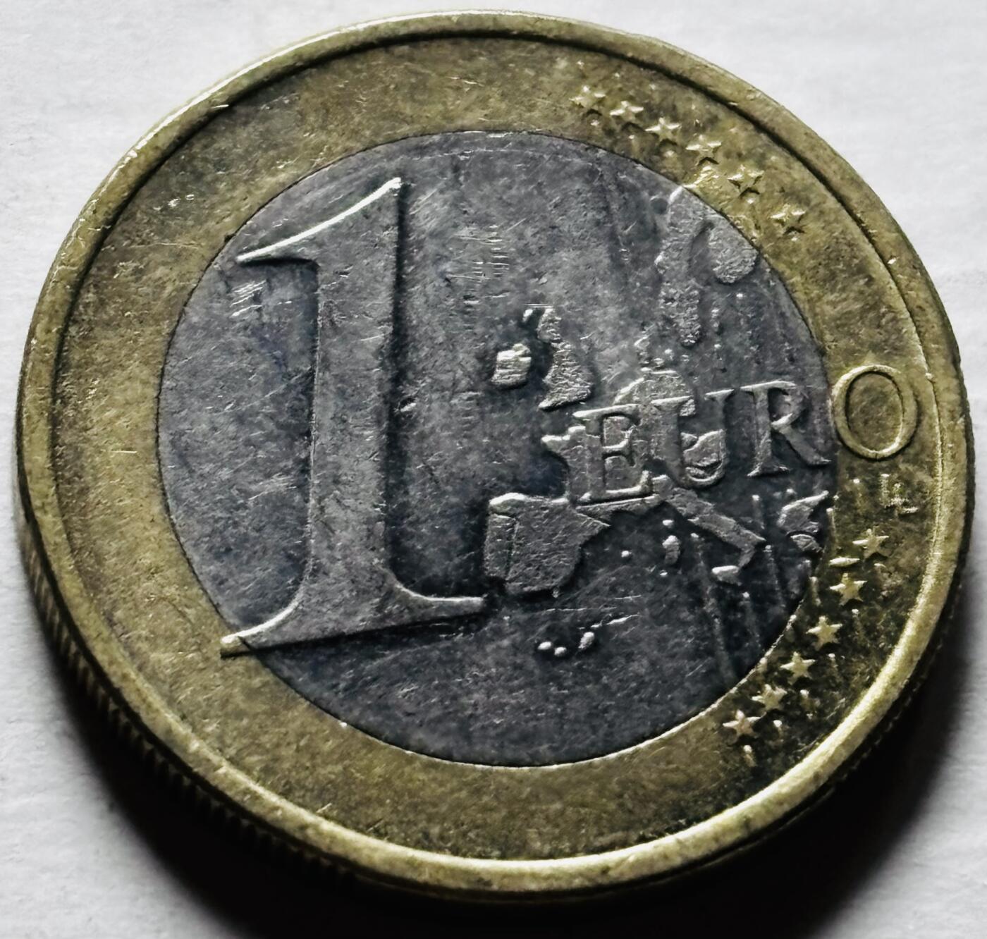 文馨钱币收藏第 298 场，长期接代拍业务 2002 年德国 1 欧元