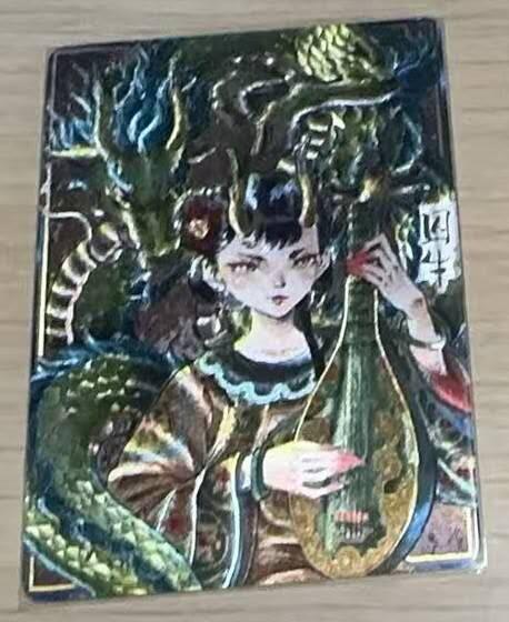 龙虎卡牌-八零场，奇点炸场！！（满200元包邮，无佣金，每周六结拍，欢迎送拍） 粗闪卡 卡萃 龙生九子  李尊奇 - 囚牢