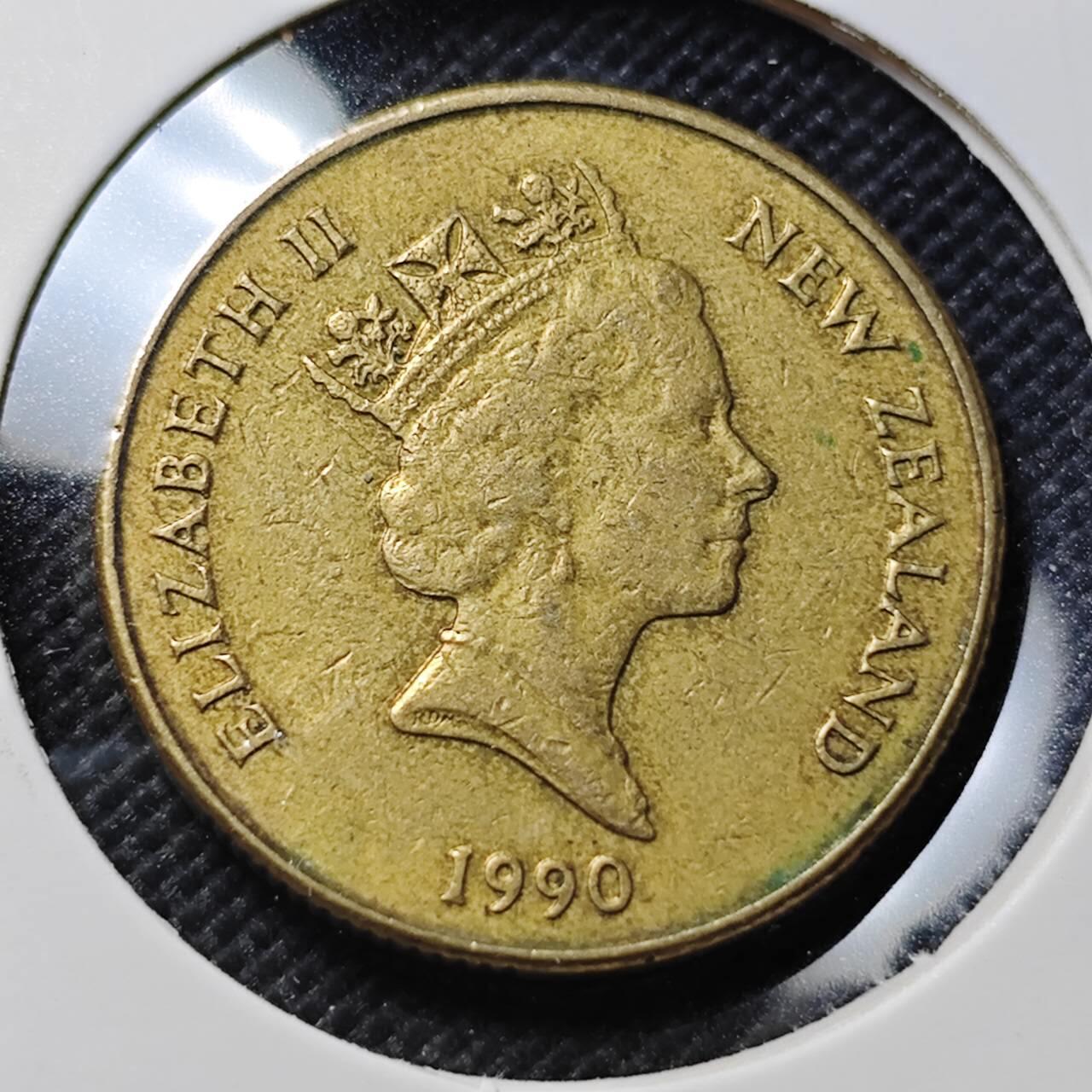 KK钱币收藏小铺  第409期 2月预留时间 周末发货  新西兰1元