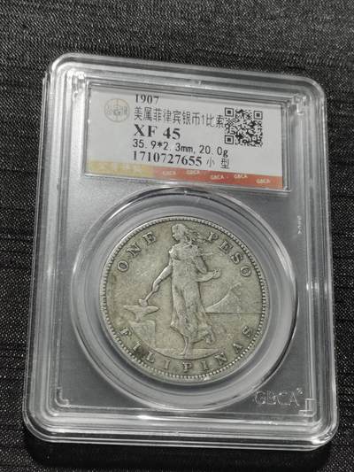 天下钱庄专场欢迎参拍 - 美属菲律宾一比索银币