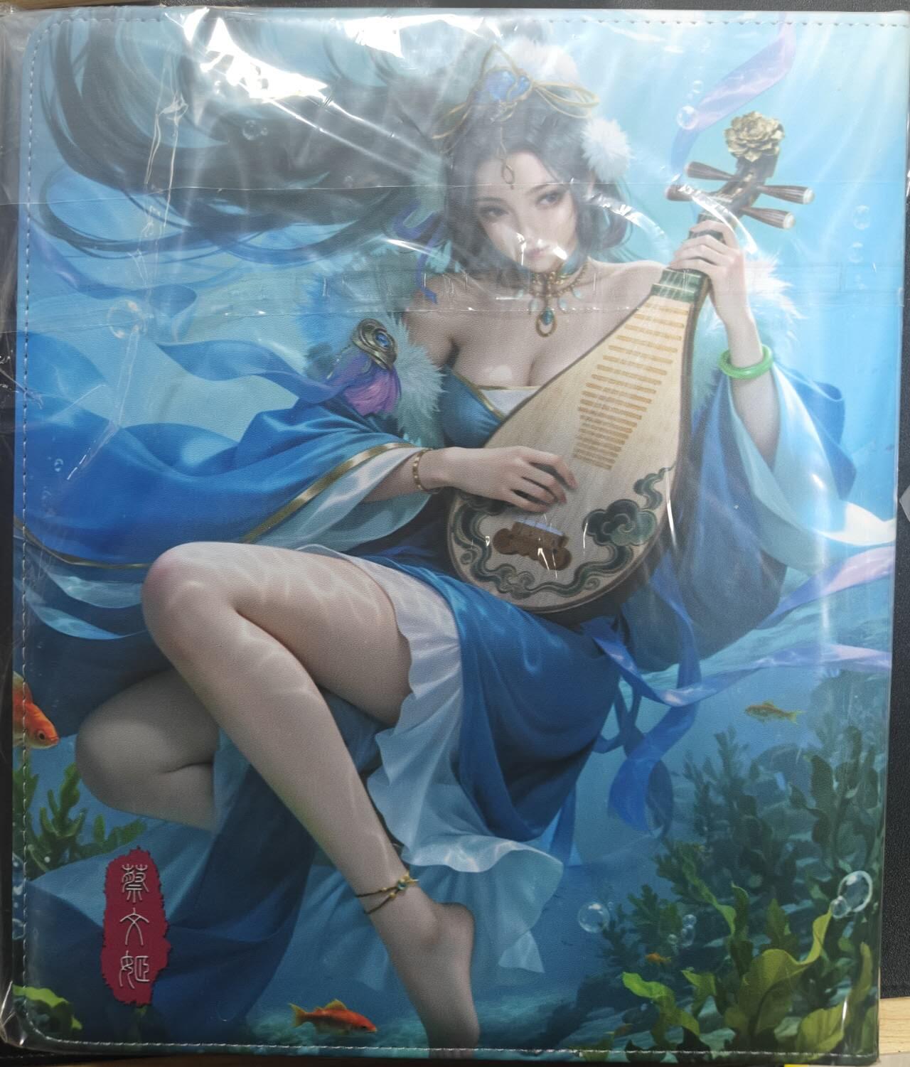 天玑星卡拍第182期《3.30周一截拍》持续收拍收评中 满赠卡需备注 【九宫活页卡册】鸡腿卡牌原创步练师蔡文姬专属卡册，拉链D环，双面打印，附赠双面透明卡页若干