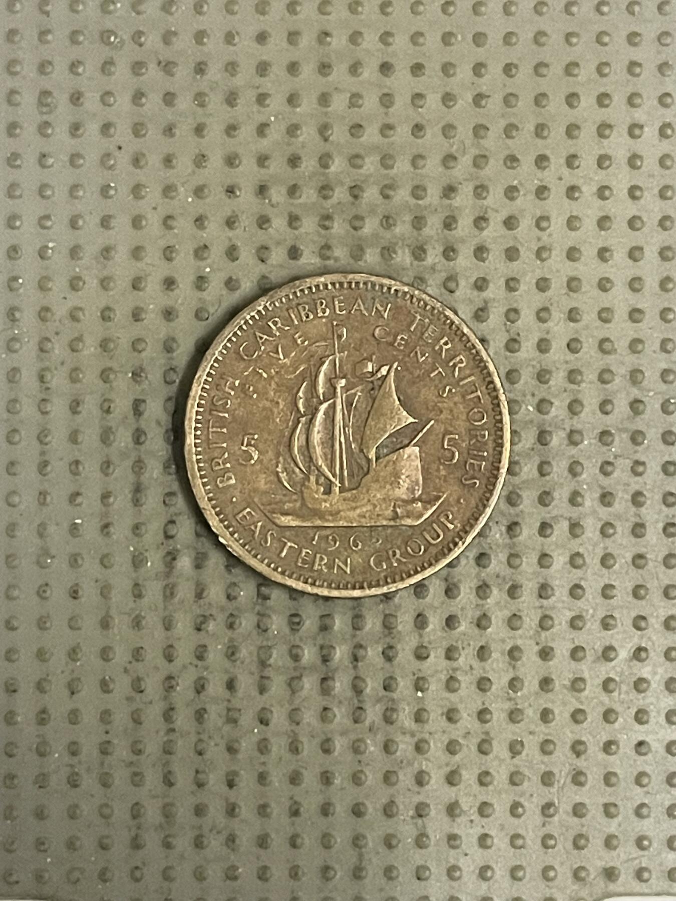 2026年第39场各国散币拍卖（总第189场） 东加勒比1965年5分