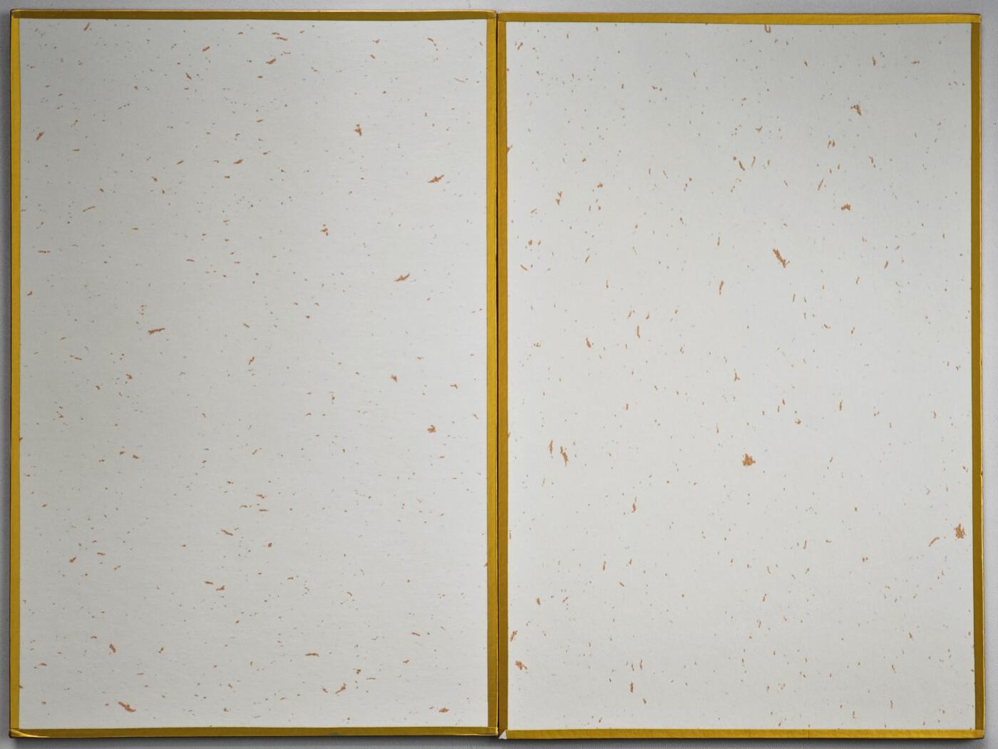 白泽拍卖卡牌手绘专场第34期（花朝去了又春分 草如茵 柳烟新） 2025 小花瓣艺术文创 工艺色纸 2张（1张亲签）思考与真实-美好生活&鲁班  老肥阳&小安双签鲁班