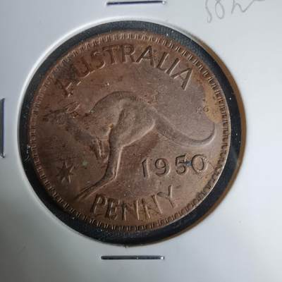 沼泽如烟--第1035场 - 澳大利亚1950年1便士