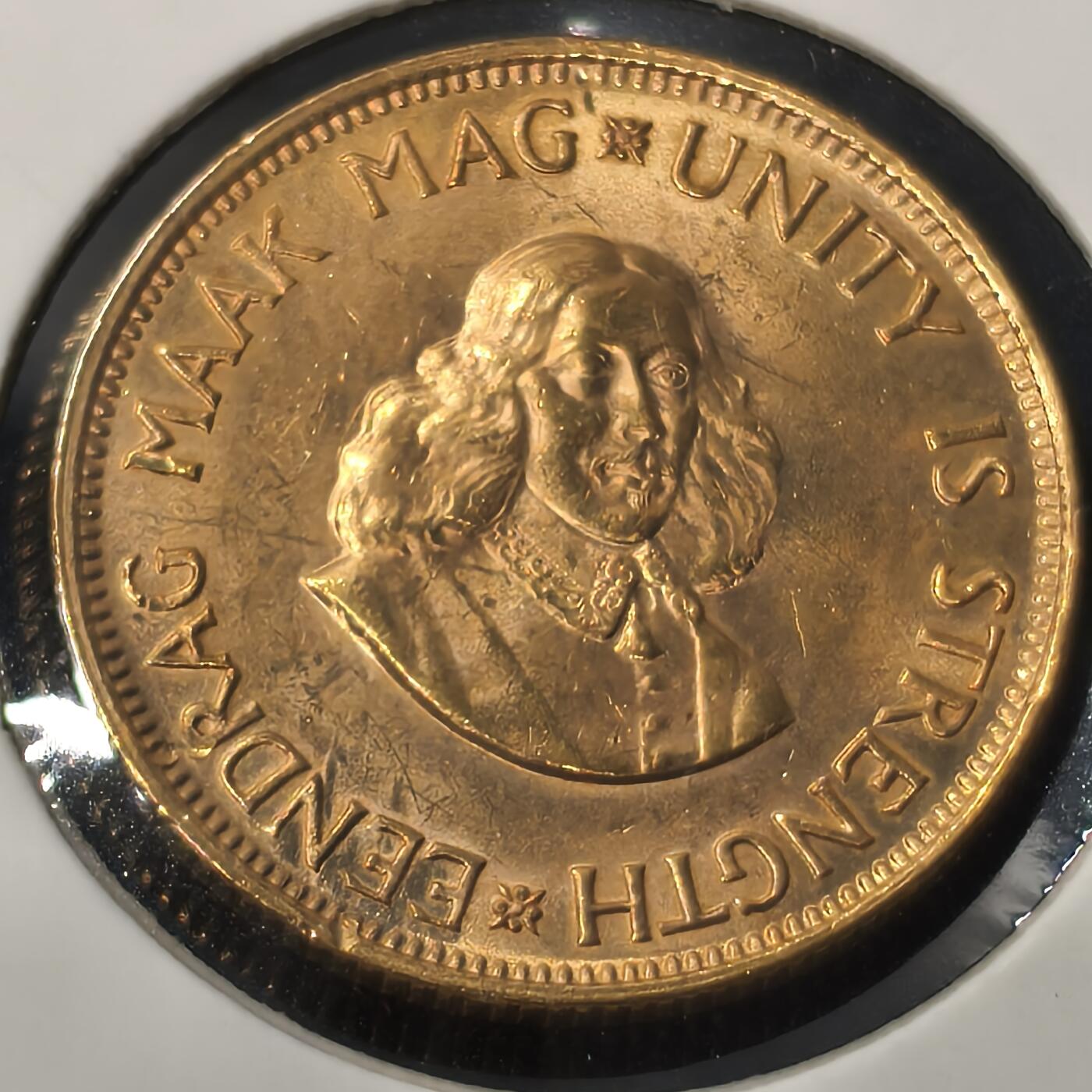 Krab外币市集Vol.28 南非1962年2兰特金币 7.98g 0.917gold