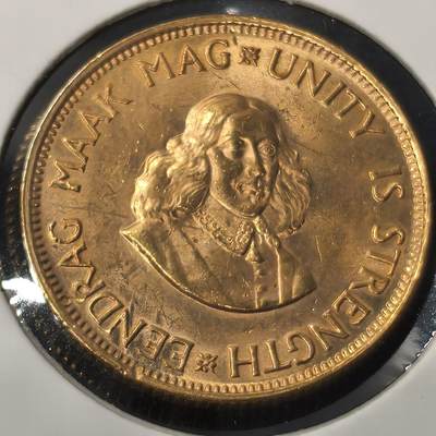 Krab外币市集Vol.28 - 南非1962年2兰特金币 7.98g 0.917gold