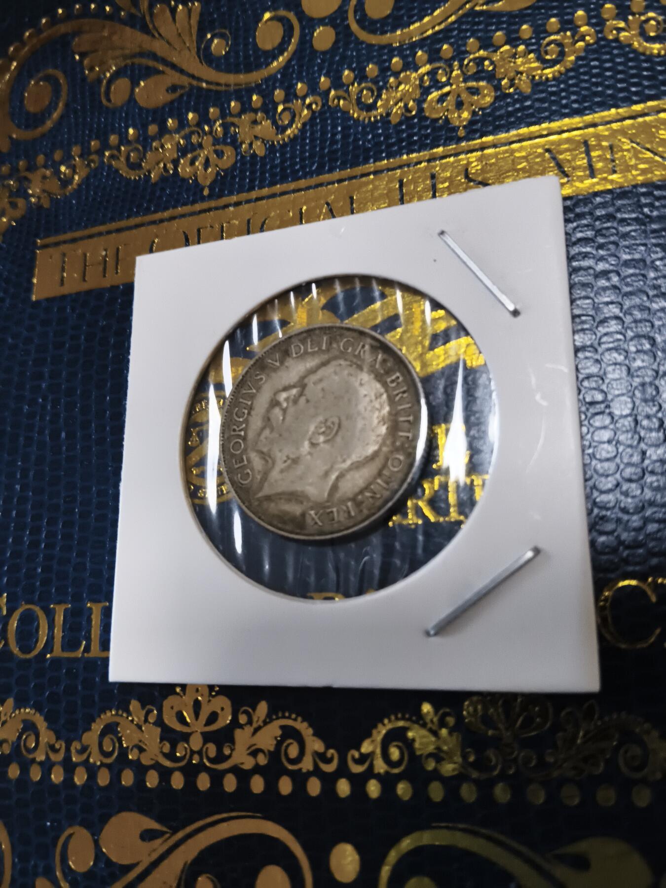 长老汇马年精选第十三场拍卖 1922英国乔治五世1先令银币，5.66克500银