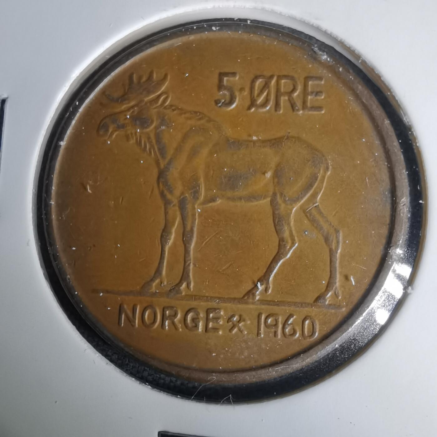 沼泽如烟--第1035场 挪威1960年5欧尔