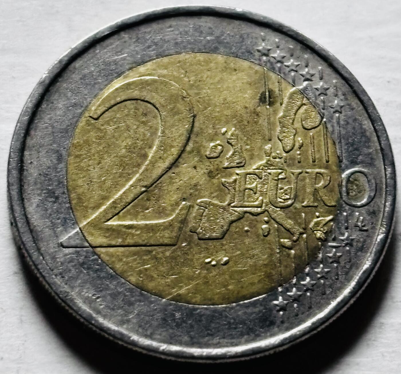 文馨钱币收藏第 298 场，长期接代拍业务 2002 年德国 2 欧元