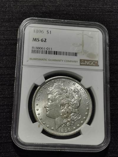 天下钱庄专场欢迎参拍 - NGC MS62 1896美国摩根一美元银币