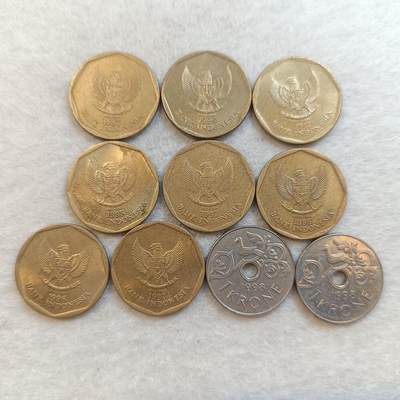 君烨收藏 0元起拍 散币场 每天一场 可留存 第23场 周日发货 - 25印度尼西亚挪威一组