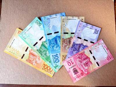 【Blue Auction】世界纸币精拍第801期——18级TOP拍卖/信誉/品质/专业/高效💫 - 【一组6张 含AA冠和倒置号】澳门 2020年10-1000元 全新UNC