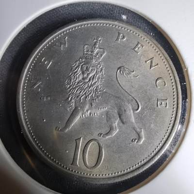 沼泽如烟--第1035场 - 英国1970年10便士