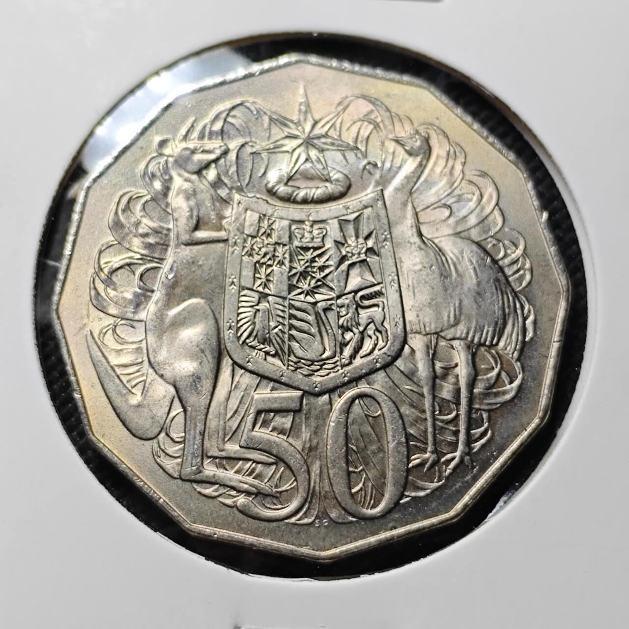 KK钱币收藏小铺  第409期 2月预留时间 周末发货  1978澳大利亚50分