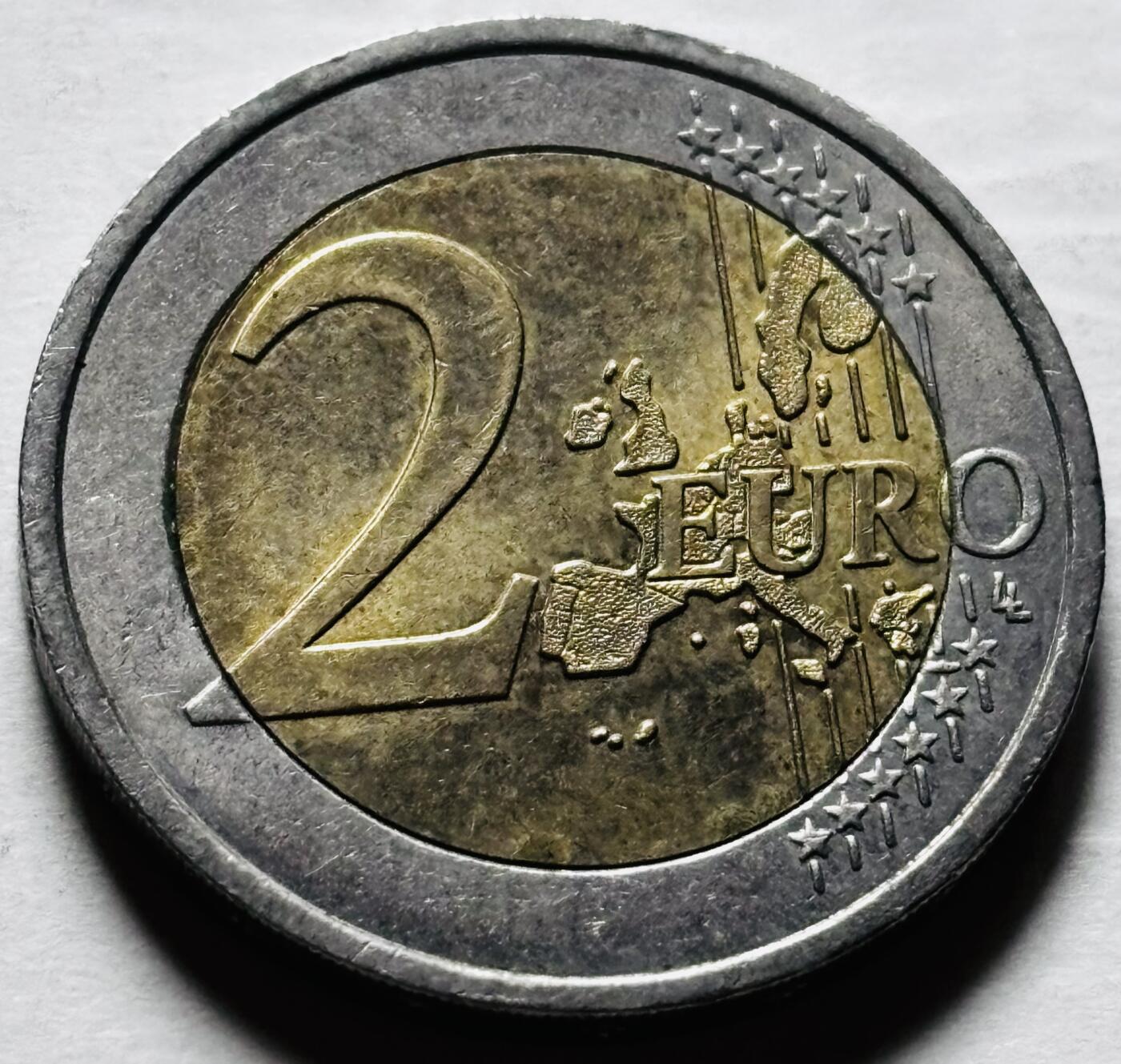 文馨钱币收藏第 298 场，长期接代拍业务 2001 年法国 2 欧元