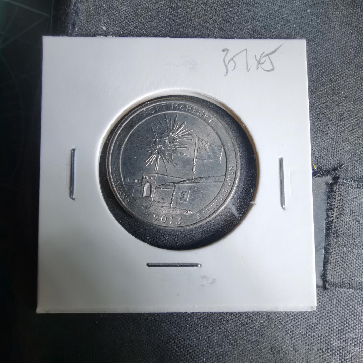 沼泽如烟--第1035场 美国2013年25分纪念币