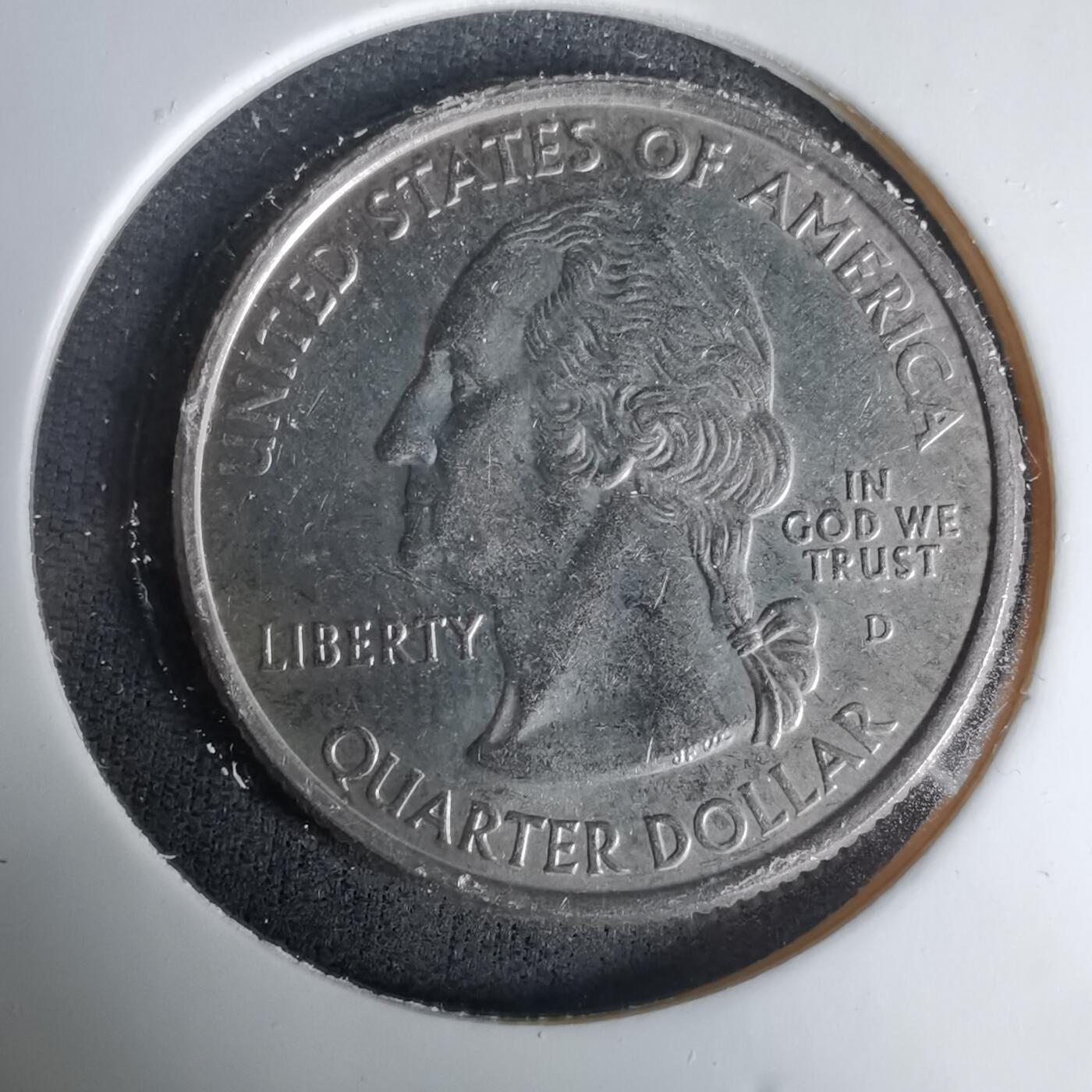 沼泽如烟--第1035场 美国2007年25分纪念币