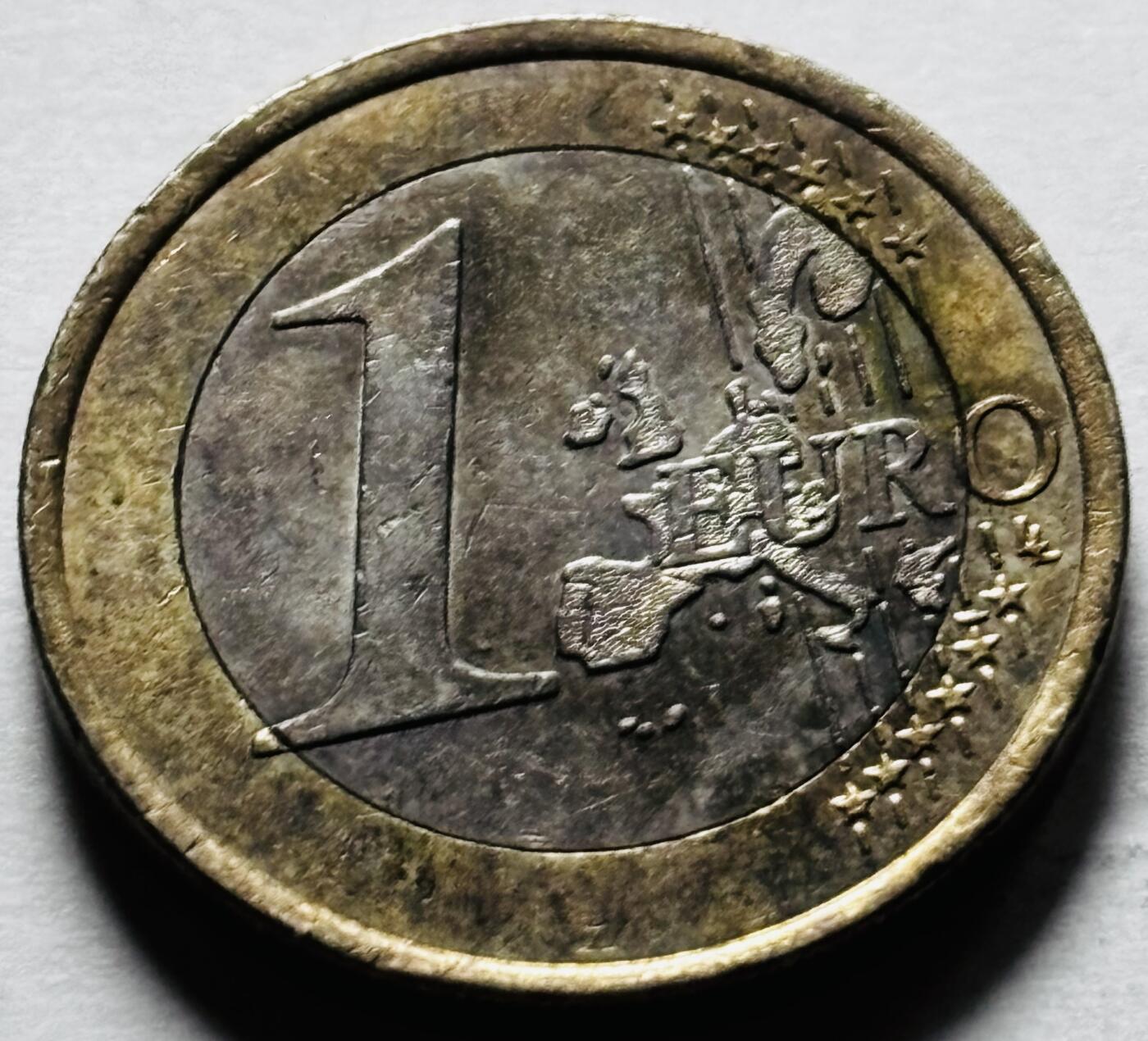 文馨钱币收藏第 298 场，长期接代拍业务 2001 年法国 1 欧元