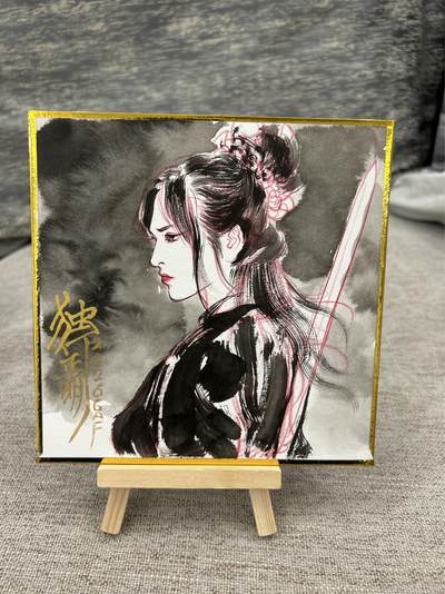 喜灰玩卡拍卖第七期，接拍品0佣金，欢迎送拍，释放现金流，让自己有资金可以购买更多喜欢的卡牌，让别的卡友能淘到更多心仪的卡牌 - 【手绘】独行正明老师手绘原稿