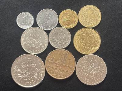 邮泉阁邮票限时拍卖第四十四场 （邮票在国外，请付邮费6元） - 法国10枚