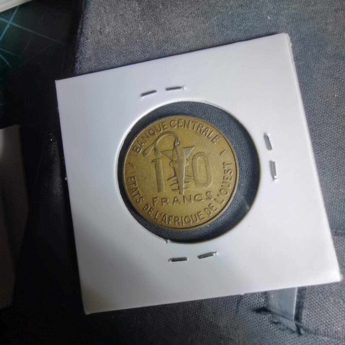 沼泽如烟--第1035场 西非1977年10法郎