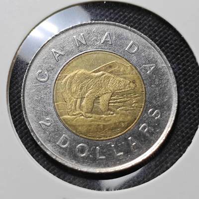 KK钱币收藏小铺  第410期 2月预留时间 周末发货 -  加拿大2元