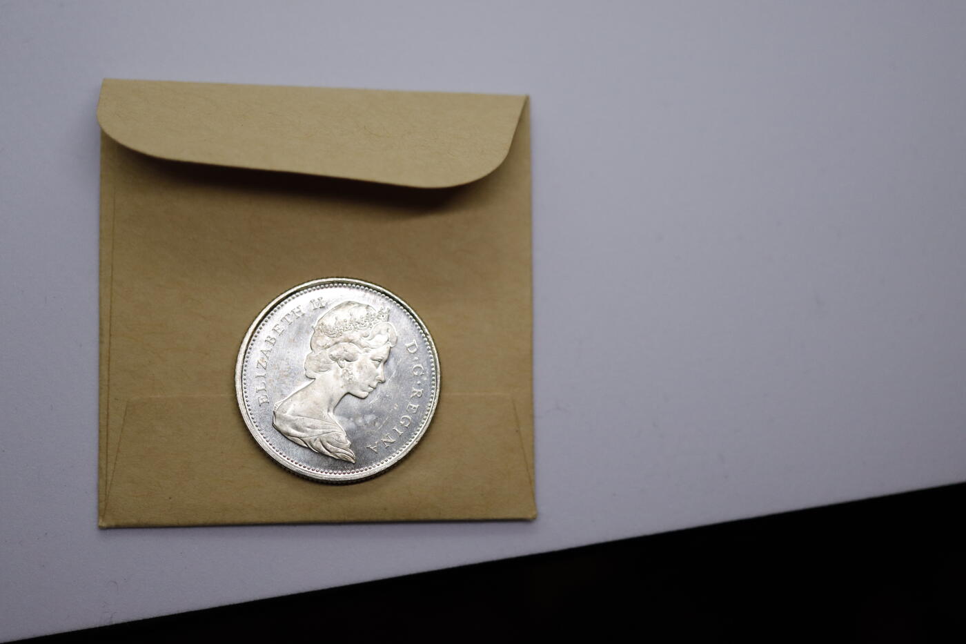 观钱 近现代机制币拍卖No.006（全场顺丰包邮，不区分偏远地区）  加拿大 1967 年联邦百年 25 分猞猁纪念银币 卷拆全新未使用