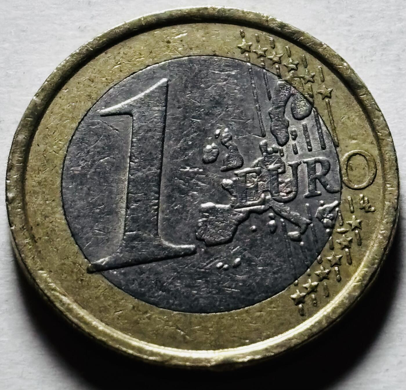 文馨钱币收藏第 298 场，长期接代拍业务 2002 年意大利 1 欧元 第一版首发