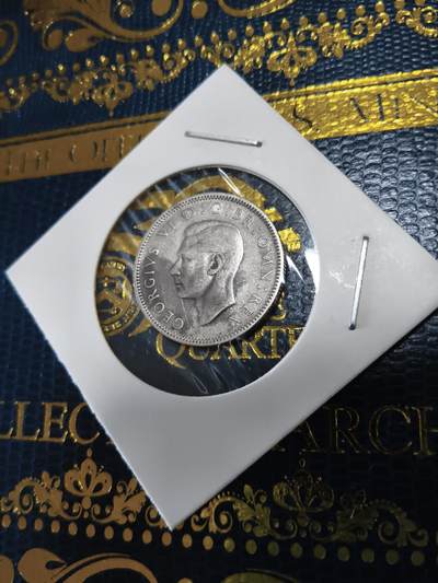 长老汇马年精选第十三场拍卖 - 1938英国乔治六世1先令银币，5.66克500银